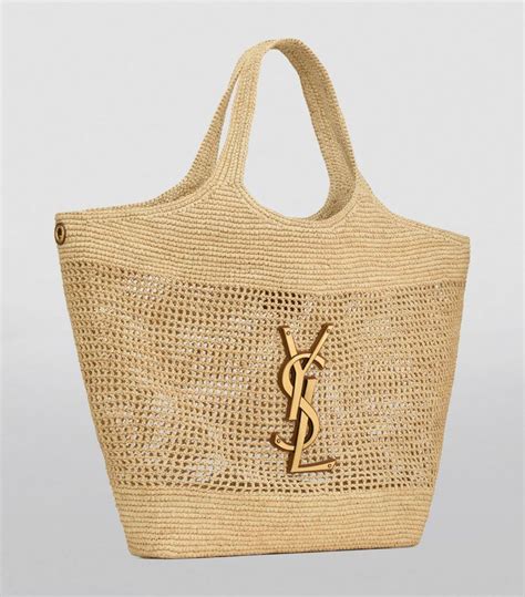 borsa shopping ysl|SAINT LAURENT Raffia Bags for Women .